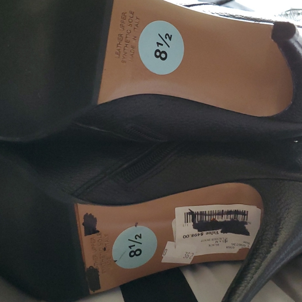 NWT Valentina Knee High Leather Womens Boots - Picture 12 of 14